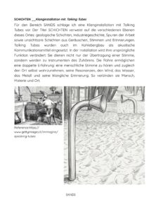 SCHICHTEN_ Klanginstallation mit Talking Tubes