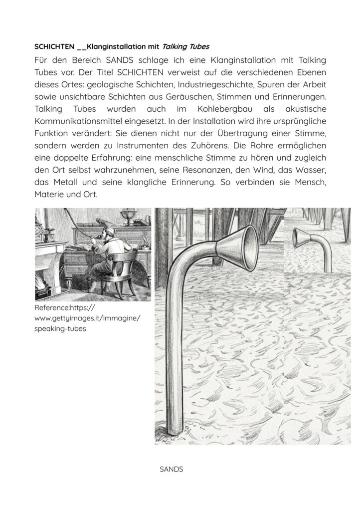 SCHICHTEN_ Klanginstallation mit Talking Tubes